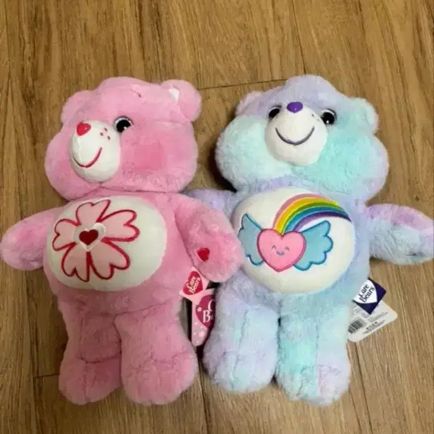 [BUNJANG] Care Bears Plush Set / 케어베어 인형 2종 일괄판매
