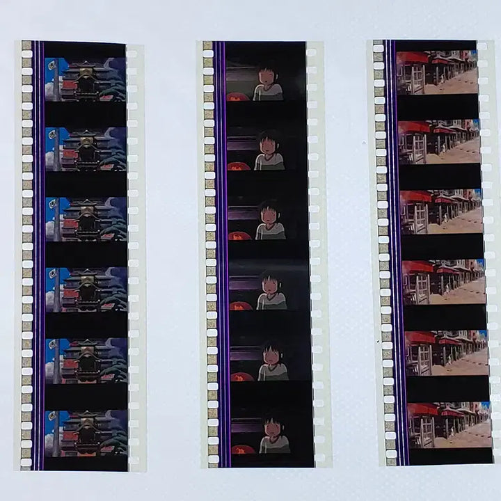 [BUNJANG] Studio Ghibli Spirited Away Film Cut 6-Frame Set / 센과 치히로의 행방불명 영화필름컷 6프레임 3매 (F-18)