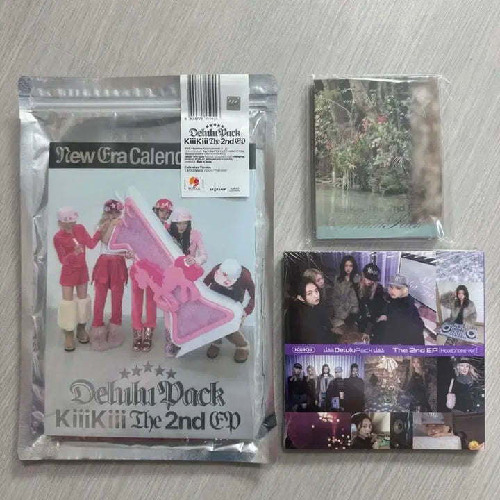 [BUNJANG] Kiki Delulu Pack Album Set / 키키 Delulu Pack 델룰루 3종 미개봉 앨범 세트