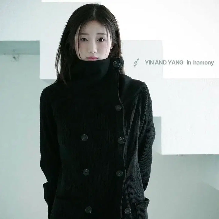 [BUNJANG] In&amp;Yang In Harmony Double Button Cardigan / 인앤양인하모니 더블버튼가디건