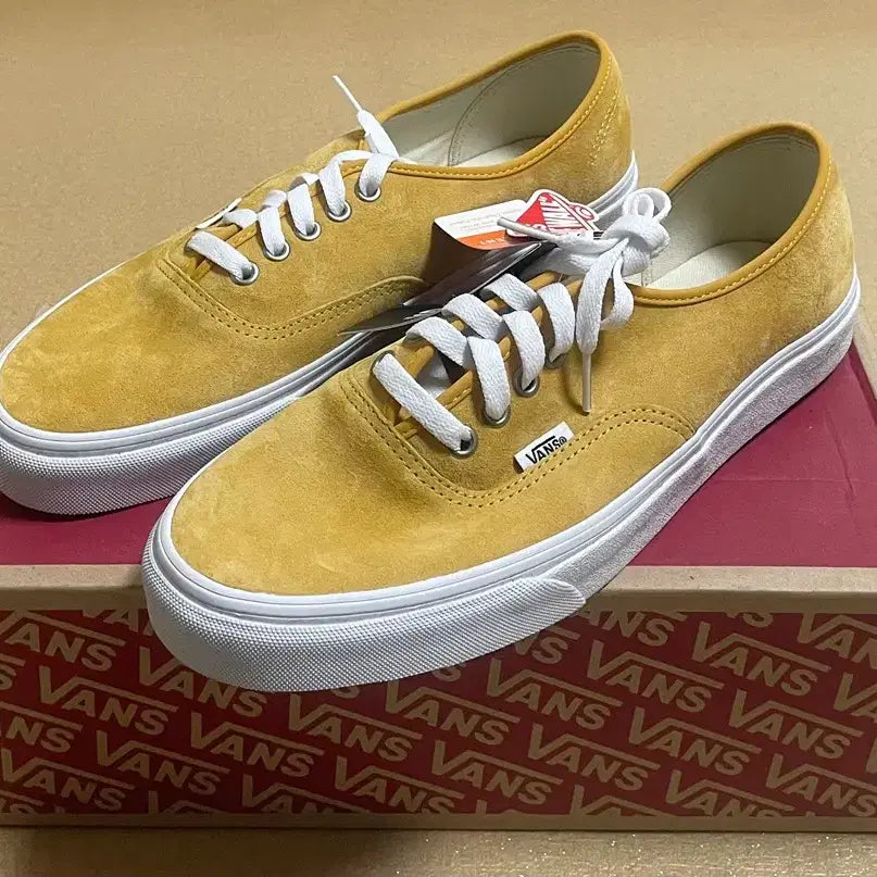 [BUNJANG] Vans Authentic Pig Suede Mango Mojito Sneakers / (280) 반스 어센틱 피그 스웨이드 망고 모히토