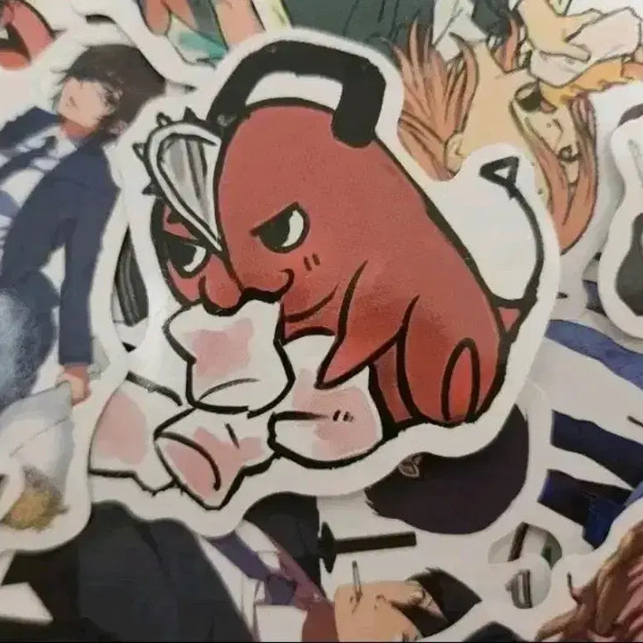 [BUNJANG] Chainsaw Man Cosmo Can Badge / 덤스티커)체인소맨 코스모 캔뱃지