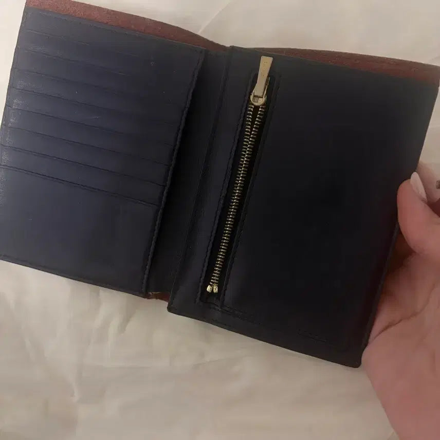 [BUNJANG] Celine Red Snap Button Wallet / 셀린느 레드 반지갑 스냅 버튼