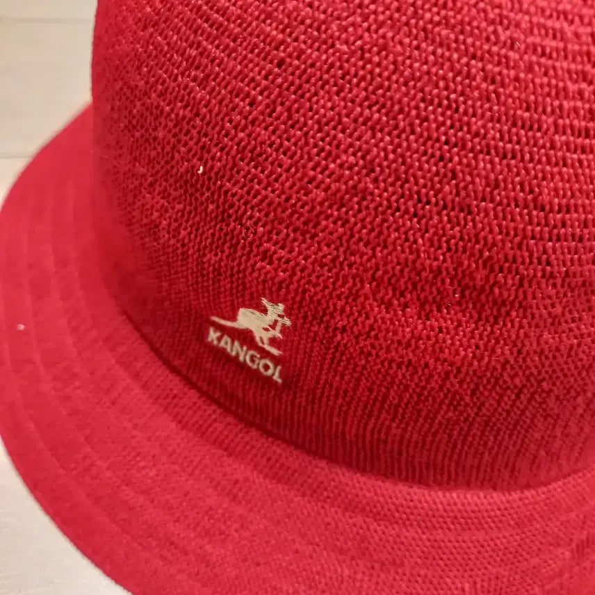 [BUNJANG] Kangol Tropic Casual Bucket Hat Red M / 캉골 트로픽 캐주얼 버킷햇 레드 M