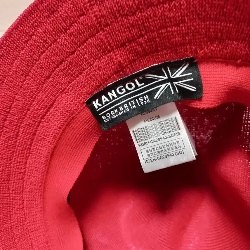 [BUNJANG] Kangol Tropic Casual Bucket Hat Red M / 캉골 트로픽 캐주얼 버킷햇 레드 M