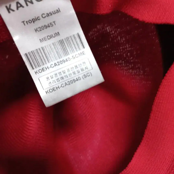 [BUNJANG] Kangol Tropic Casual Bucket Hat Red M / 캉골 트로픽 캐주얼 버킷햇 레드 M