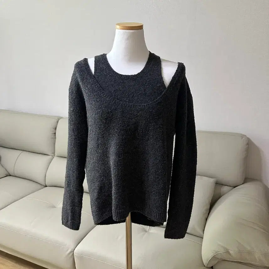 [BUNJANG] H&amp;M Off-Shoulder Knit Top Set / [2회착용]H&amp;M오프숄더니트 나시세트(원가 49,900)