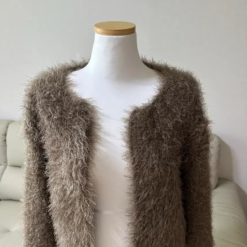 [BUNJANG] Generic Boucle Cardigan / 부클가디건 브라운(원가 80,000)