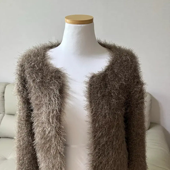 [BUNJANG] Generic Boucle Cardigan / 부클가디건 브라운(원가 80,000)