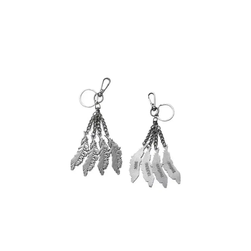[BUNJANG] Lidoir FEATHERS Metal Keyring / 리도어 FEATHERS metal keyring