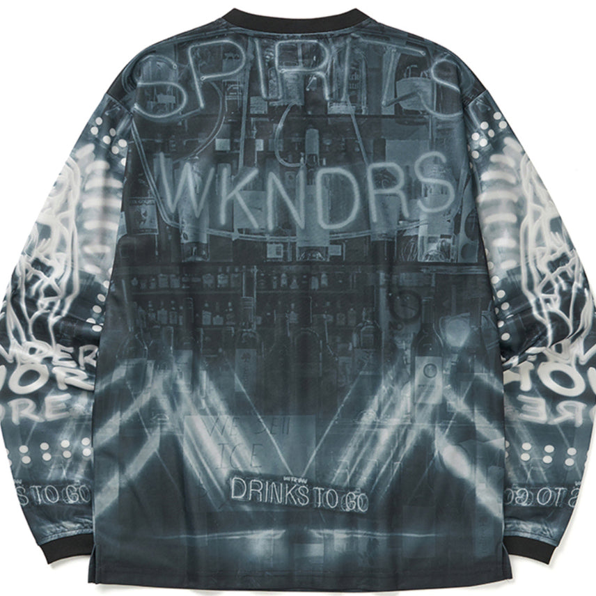 [BUNJANG] Weeekly Neon Sign Jersey Black / 위캔더스 네온 사인 져지 블랙 팝니다.