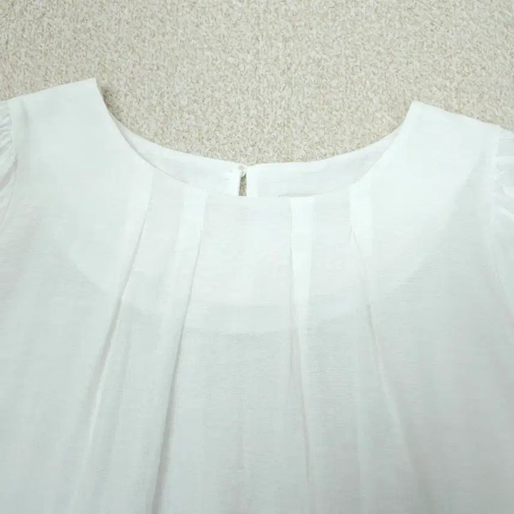 [BUNJANG] Bommix M.Moore Linen Blouse / (F)봄빅스엠무어 여성 반팔 린넨 블라우스 셔링 K4W2854