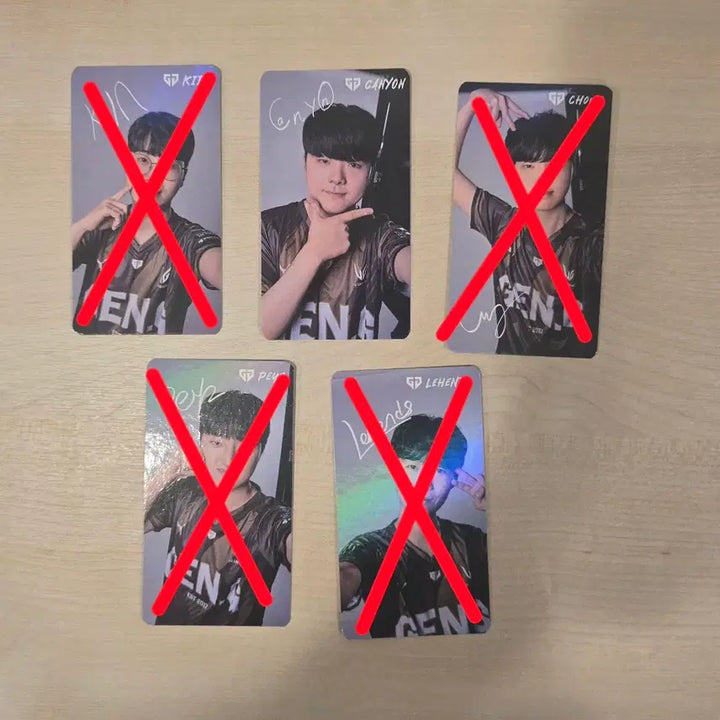 [BUNJANG] 24 Gen.G Canyon Membership Photocard / 24 젠지 캐니언 멤버쉽 포카