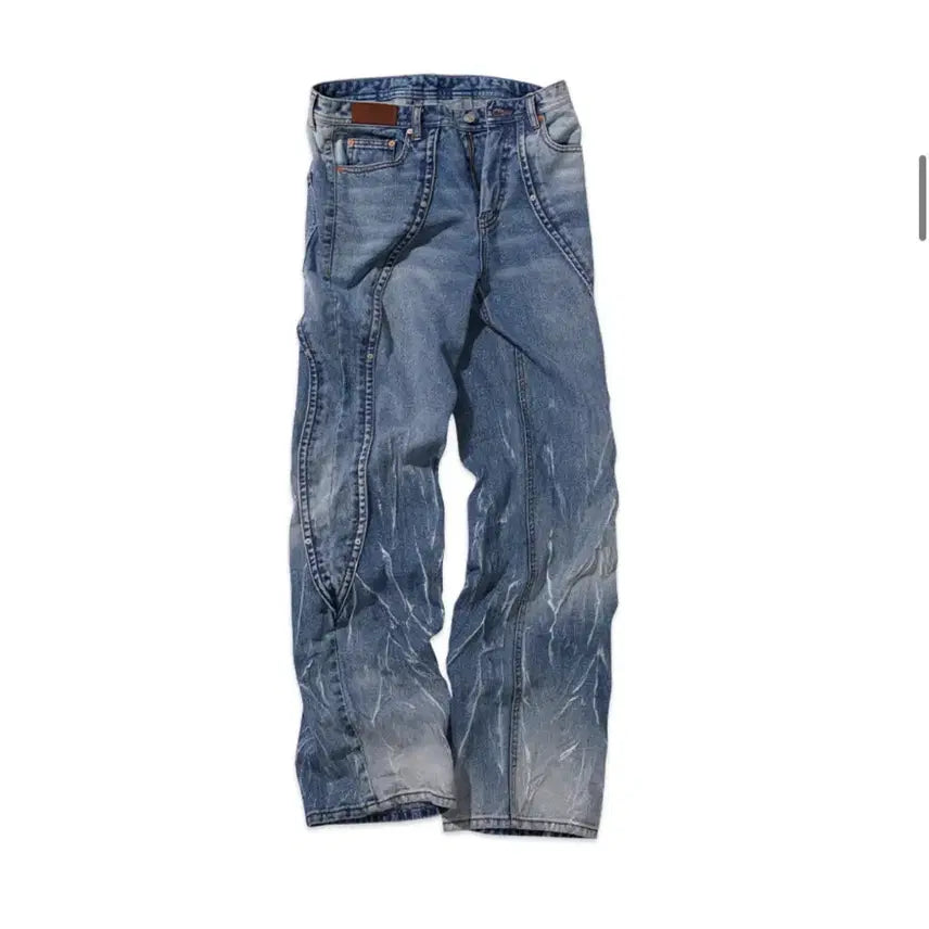 [BUNJANG] Andersson Bell Matthew Curve Jeans (Washed Blue) / 앤더슨벨 메튜 커브 진 apa499m(WASHED BLUE)