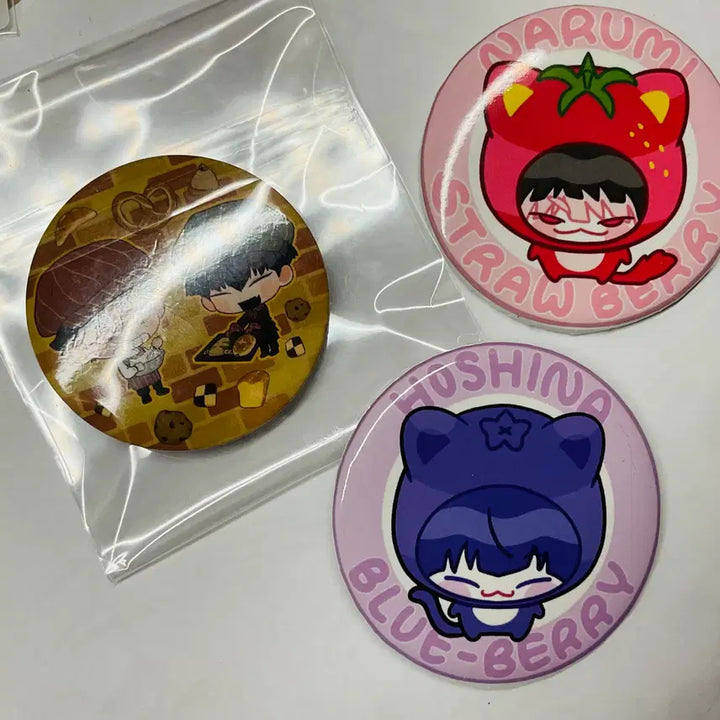 [SOLD OUT] 괴수8호 비공굿 나루미 호시나 나루호시 캔뱃지 일괄