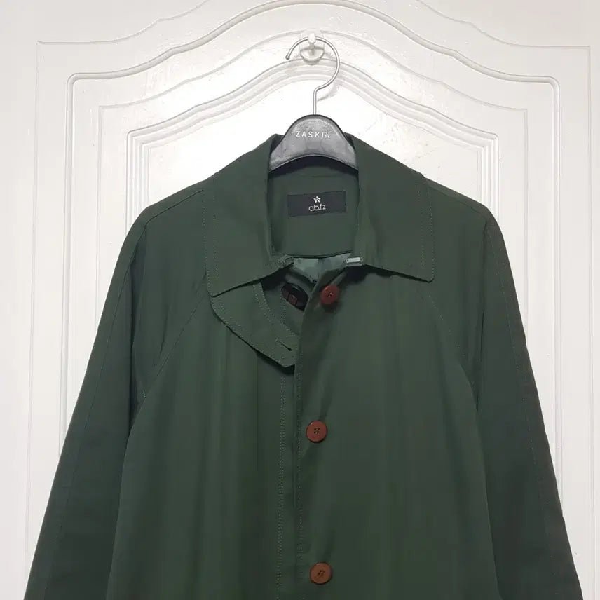 [BUNJANG] ab.f.z Green Trench Coat / ab.f.z 맥카라 그린 트렌치코트 프리사이즈 봄가을 간절기 아우터