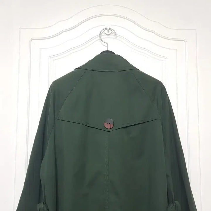 [BUNJANG] ab.f.z Green Trench Coat / ab.f.z 맥카라 그린 트렌치코트 프리사이즈 봄가을 간절기 아우터