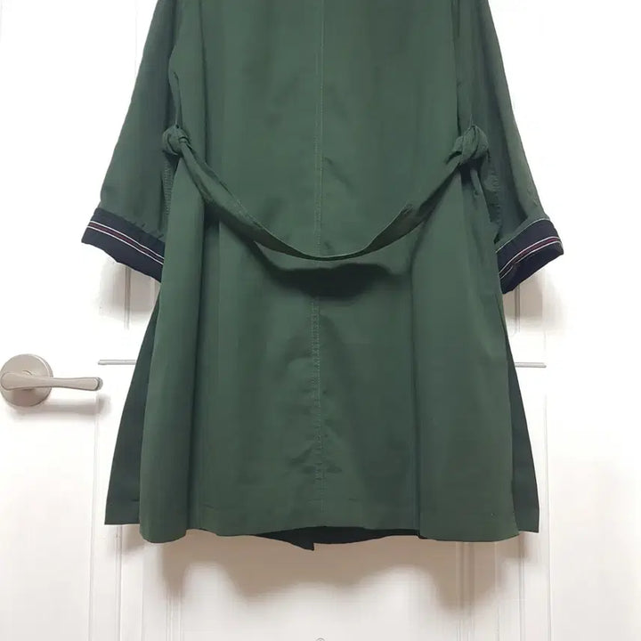 [BUNJANG] ab.f.z Green Trench Coat / ab.f.z 맥카라 그린 트렌치코트 프리사이즈 봄가을 간절기 아우터
