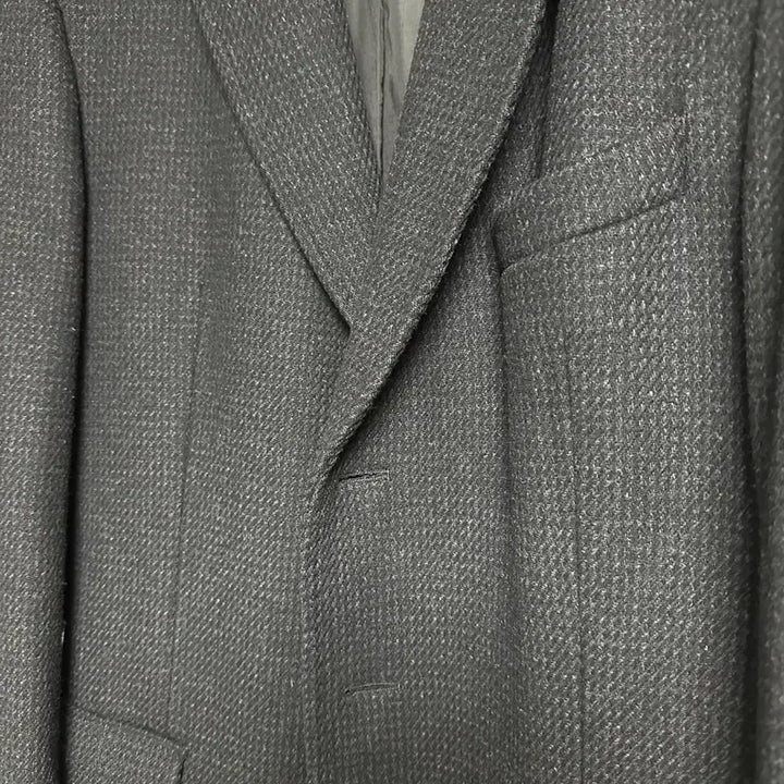 [BUNJANG] Hugo Boss Wool Chesterfield Coat with Leather Collar (42R) / 휴고보스 카라 가죽 배색 체스터필드 울 코트 (42R)