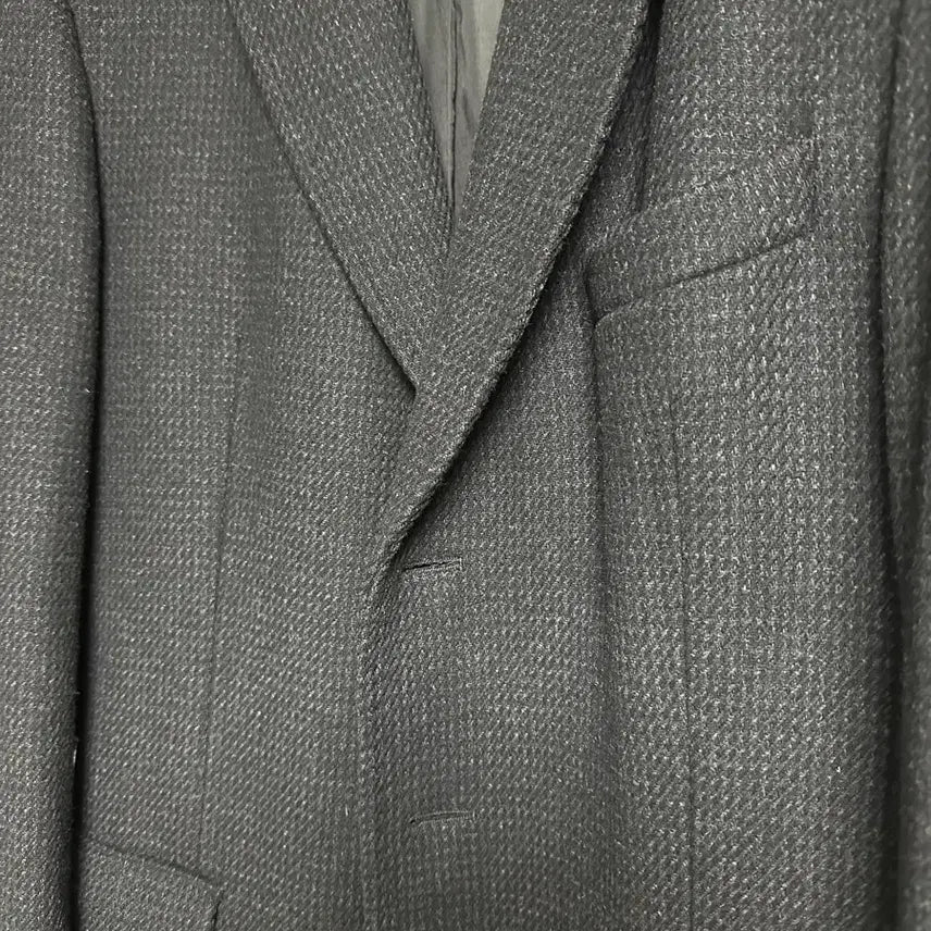 [BUNJANG] Hugo Boss Wool Chesterfield Coat with Leather Collar (42R) / 휴고보스 카라 가죽 배색 체스터필드 울 코트 (42R)