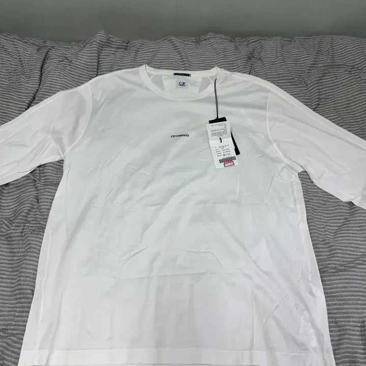 [BUNJANG] CP Company White Long Sleeve Shirt (XXL) / CP컴퍼니 화이트 긴팔 롱슬리브 새상품(XXL)