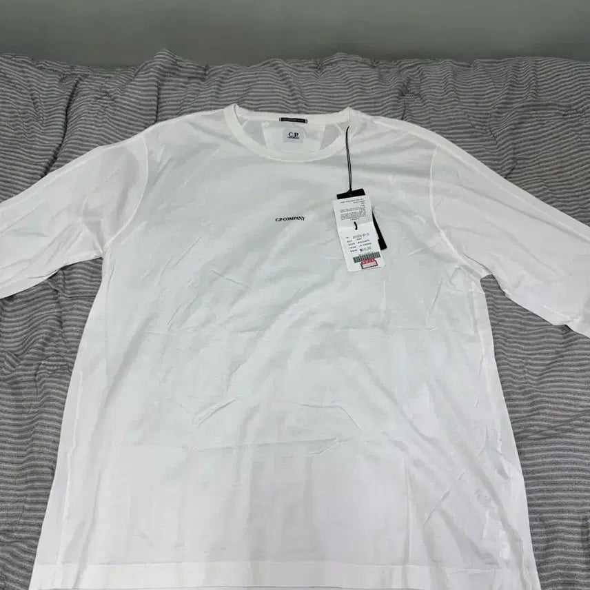 [BUNJANG] CP Company White Long Sleeve Shirt (XXL) / CP컴퍼니 화이트 긴팔 롱슬리브 새상품(XXL)