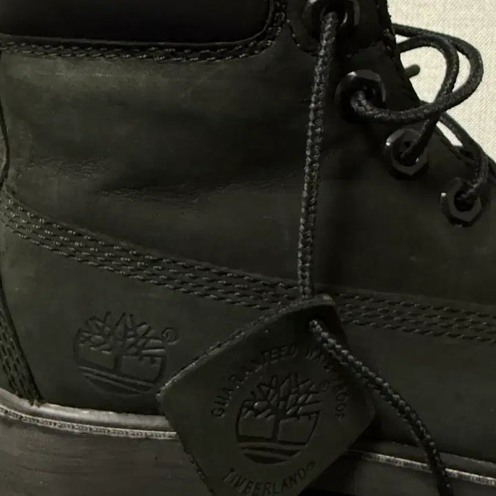 [BUNJANG] Timberland 6-Inch Premium Boots Black Nubuck 220mm / 팀버랜드 6인치 프리미엄 부츠 블랙 누벅 220mm
