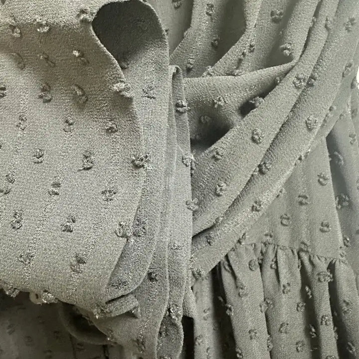 [BUNJANG] Dew E Dew E Sheer Ruffle Mini Dress / 듀이듀이 원피스 캉캉 쉬폰 원피스 블랙 원피스