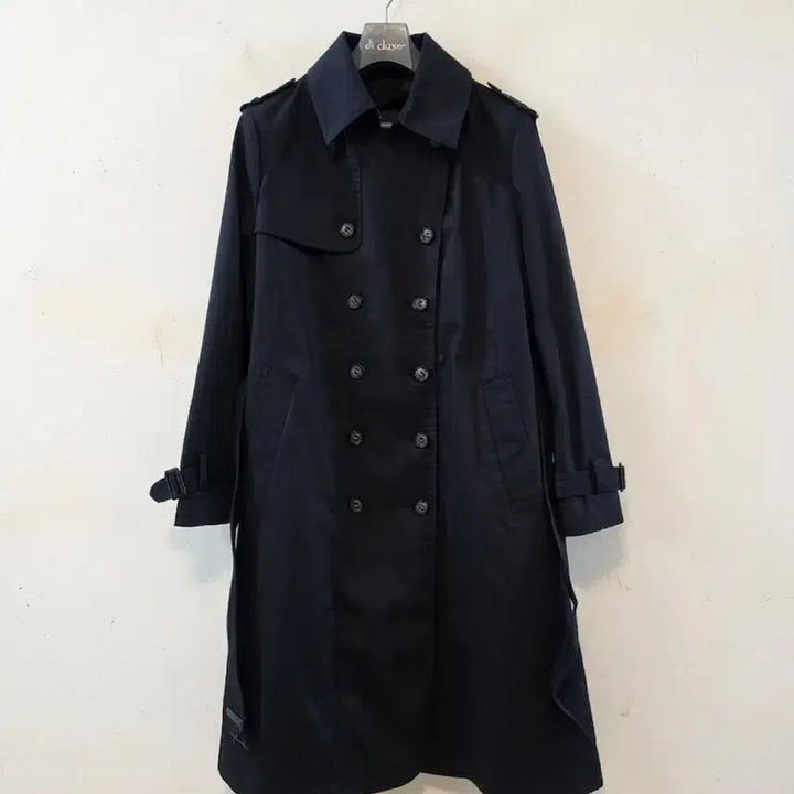 [BUNJANG] Aquascutum London Black Trench Coat / Aquascutum LONDON 트렌치 블랙 코트 88