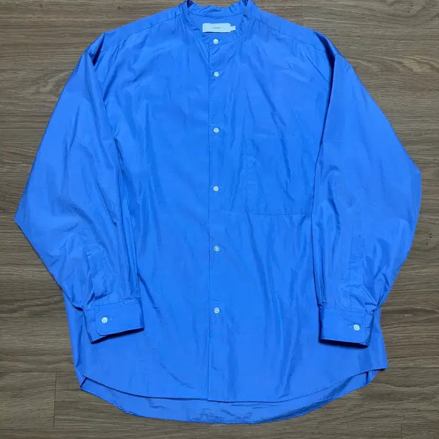 [BUNJANG] Graphpaper Poplin Sax Shirt Size F / 그라프페이퍼 포플린 Sax 셔츠 F 사이즈