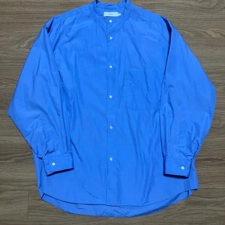 [BUNJANG] Graphpaper Poplin Sax Shirt Size F / 그라프페이퍼 포플린 Sax 셔츠 F 사이즈
