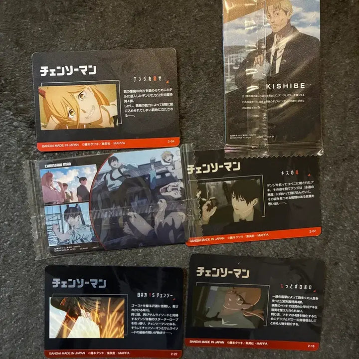[BUNJANG] Chainsaw Man Card Bundle Set / 체인소맨 카드 6장 일괄