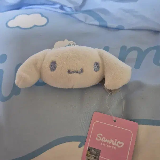 [BUNJANG] Sanrio Cinnamoroll Bag Charm Plush Keychain / 산리오 시나모롤 가방걸이 인형 키링