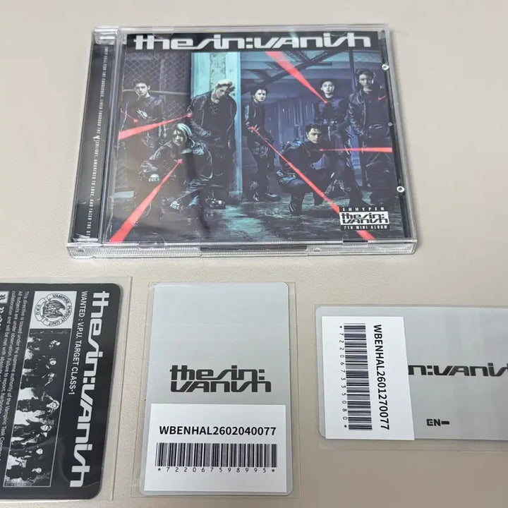 [BUNJANG] The Sin NMIXX Vanish Japanese Version Bundle Set Nikki / 더씬 배니쉬 일본 버전 (앨범+앨범 포카+특전2장 일괄) 니키
