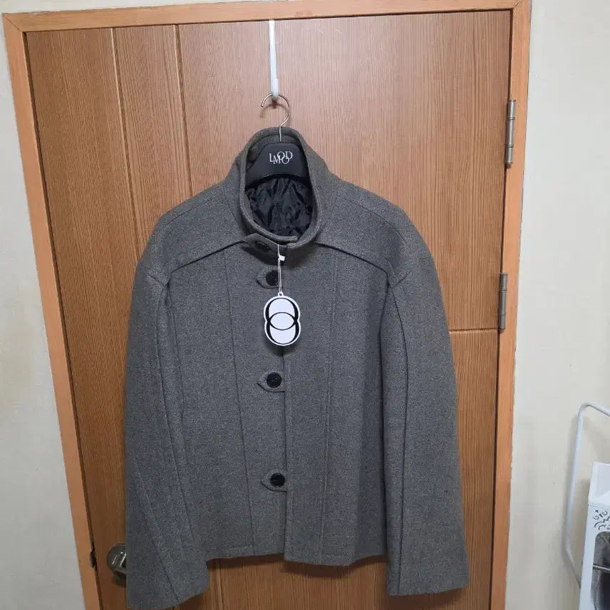 [BUNJANG] Elmud Ghost Double Short Coat Concrete Gray / (48)엘무드 고스트 더블 숏 코트 콘크리트 그레이 <새상품>