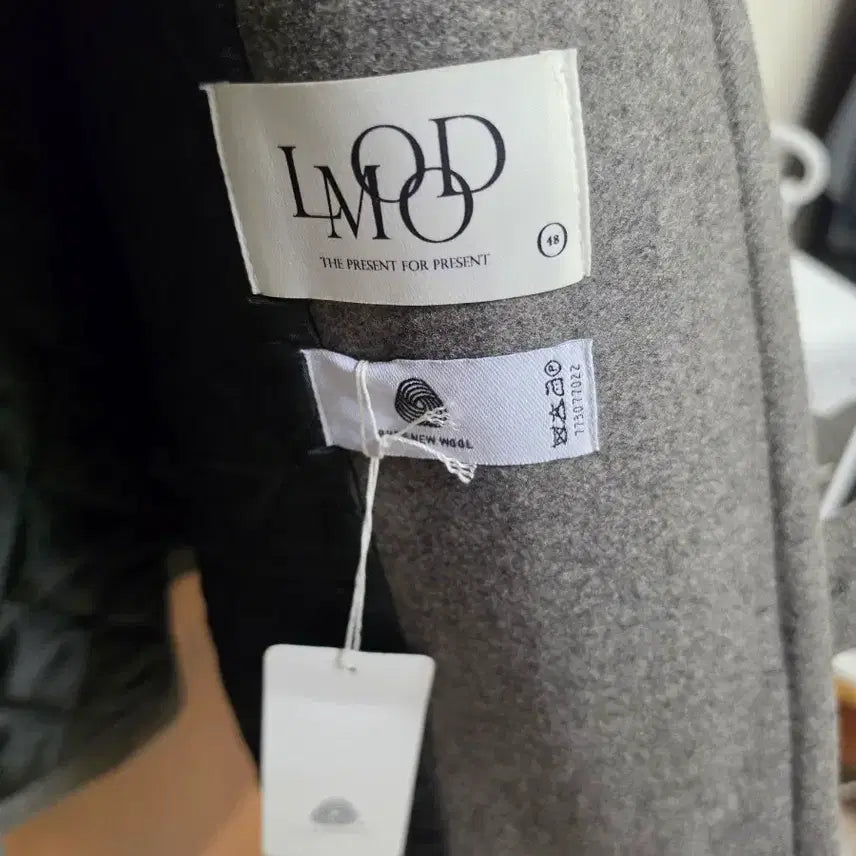 [BUNJANG] Elmud Ghost Double Short Coat Concrete Gray / (48)엘무드 고스트 더블 숏 코트 콘크리트 그레이 <새상품>