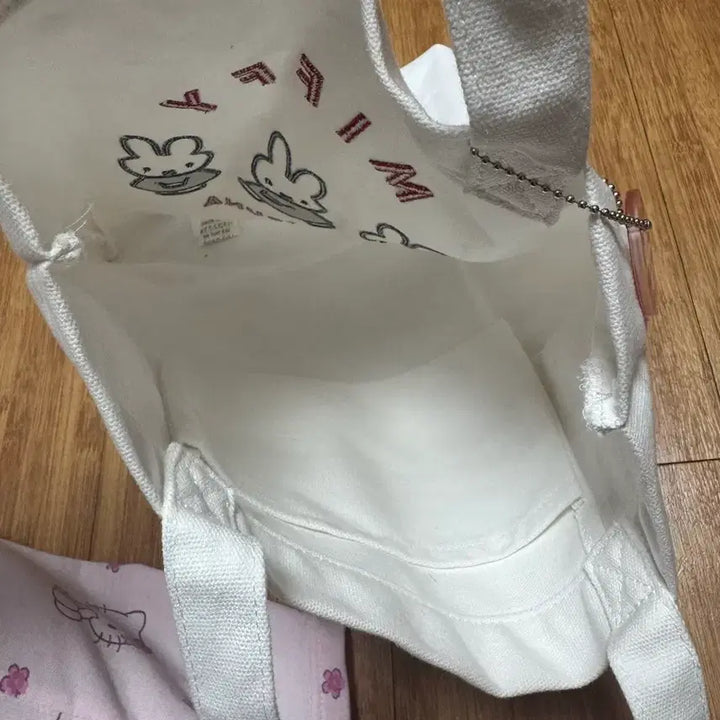 [BUNJANG] Miffy Canvas Tote Bag + Mini Bag Set / 미피 캔버스 토트백 + 미니 가방 세트