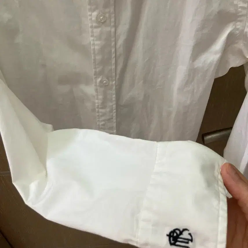 [BUNJANG] Polo Ralph Lauren White Long Sleeve Shirt / 폴로 랄프로렌 화이트 셔츠 긴팔