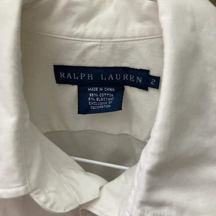 [BUNJANG] Polo Ralph Lauren White Long Sleeve Shirt / 폴로 랄프로렌 화이트 셔츠 긴팔