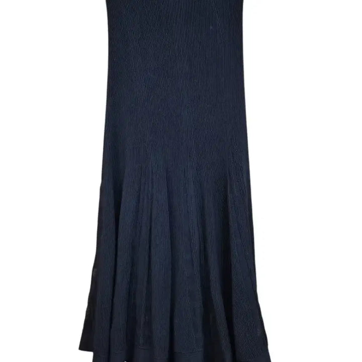 [BUNJANG] MICHAA Black Knit Flare Long Skirt / 미샤(MICHAA) 니트 플레어 롱스커트 블랙(5),6