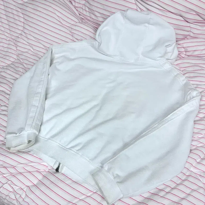 [BUNJANG] Clicheria 09 Training Hooded Zip-up Jacket White / 클리시어 09 트레이닝 후드 집업 화이트 기모x