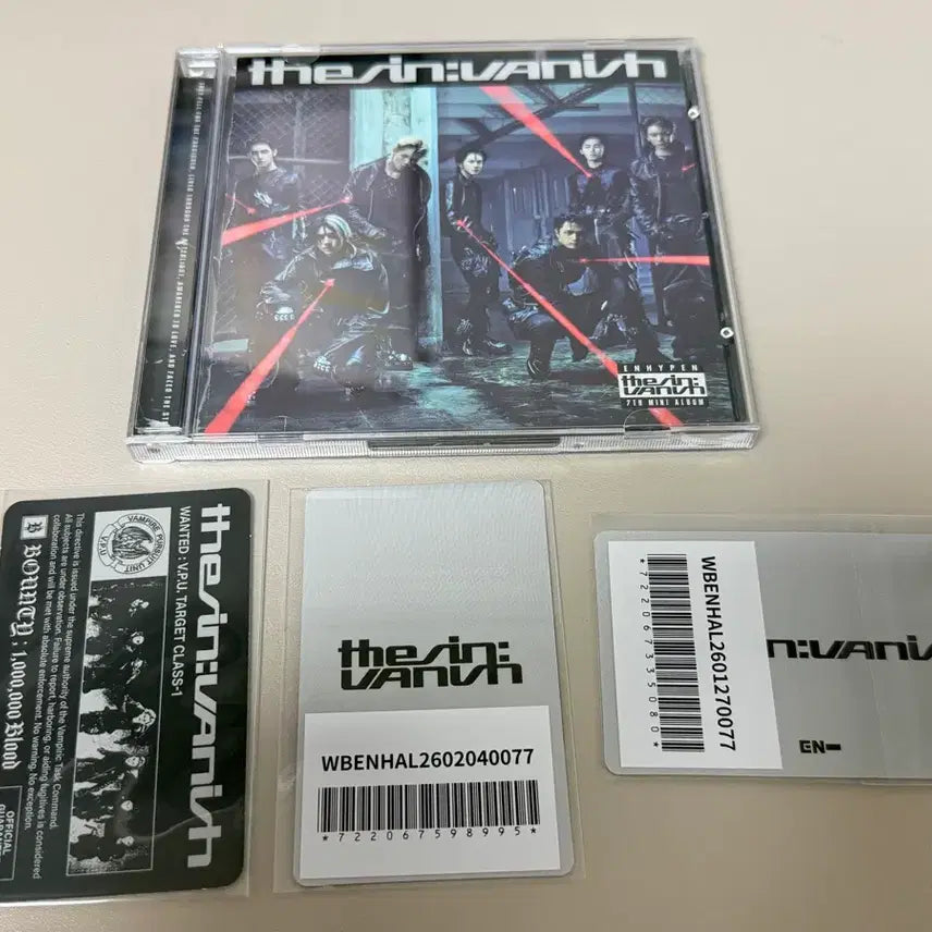 [BUNJANG] The Sin Jake Japanese Version Bundle Set / 더씬 배니쉬 일본 버전 제이크 (앨범+앨범 포카+특전2장 일괄)
