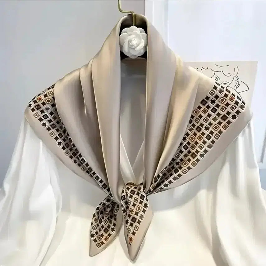 [BUNJANG] Patterned Scarf / 패턴스카프(새상품)