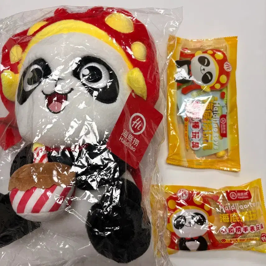 [BUNJANG] Haidilao Panda Bundle Set / 하이디라오 굿즈 일괄 (팬더/시계 /스피너)