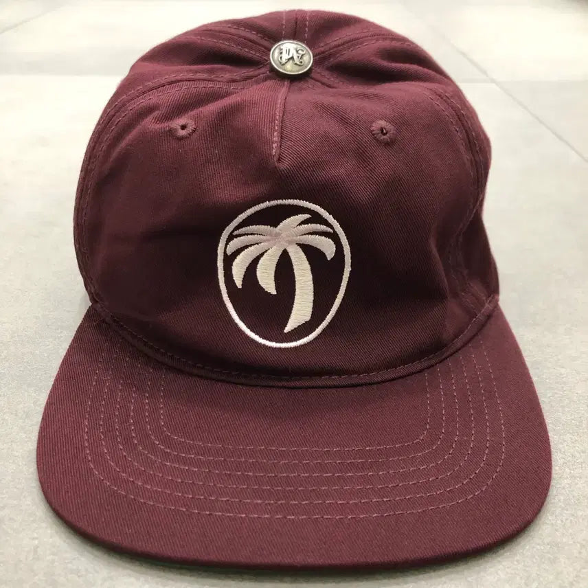 [BUNJANG] Palm Angels Palm Tree Embroidered Baseball Cap / 팜앤젤스 palm angels 엔젤 팜트리 자수 볼캡 모자