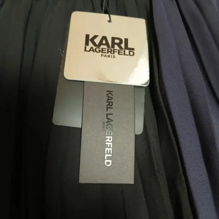 [BUNJANG] Karl Lagerfeld Color Block Skirt / 칼 라거펠트 배색 스커트