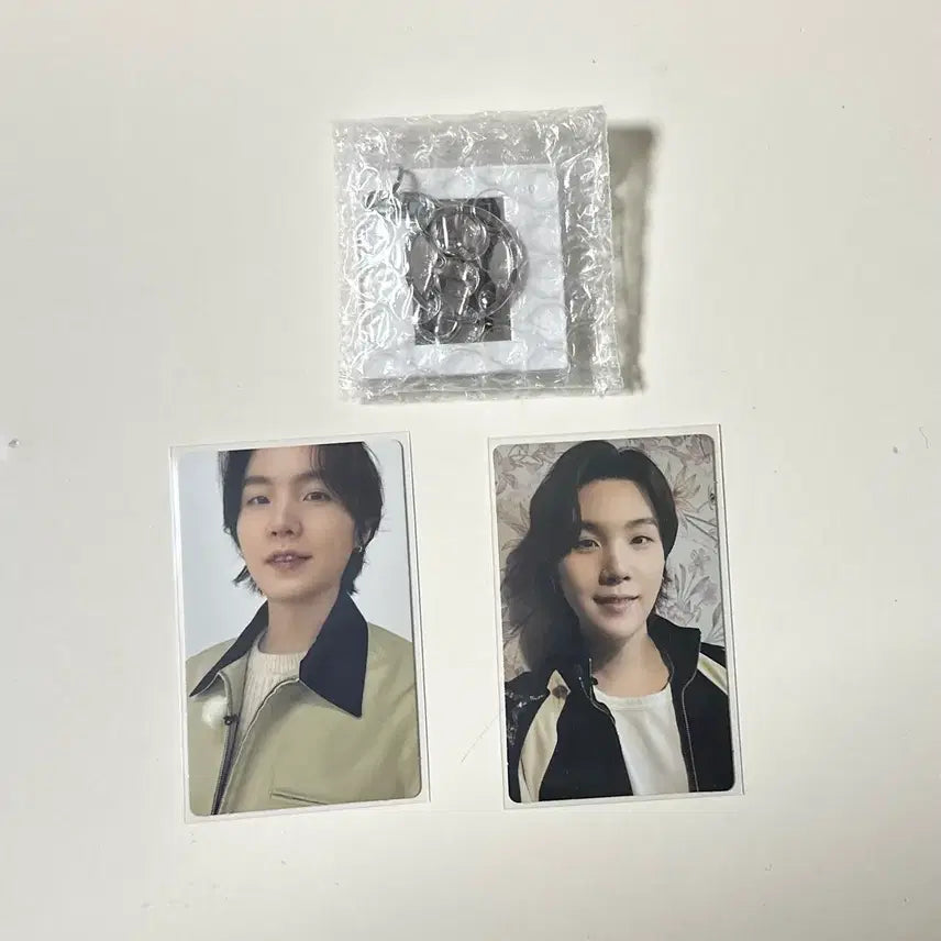 [BUNJANG] BTS (SUGA) Arirang Weverse POB Photocard + Keyring / 방탄 아리랑 위버스 특전 윤기 포카+키링