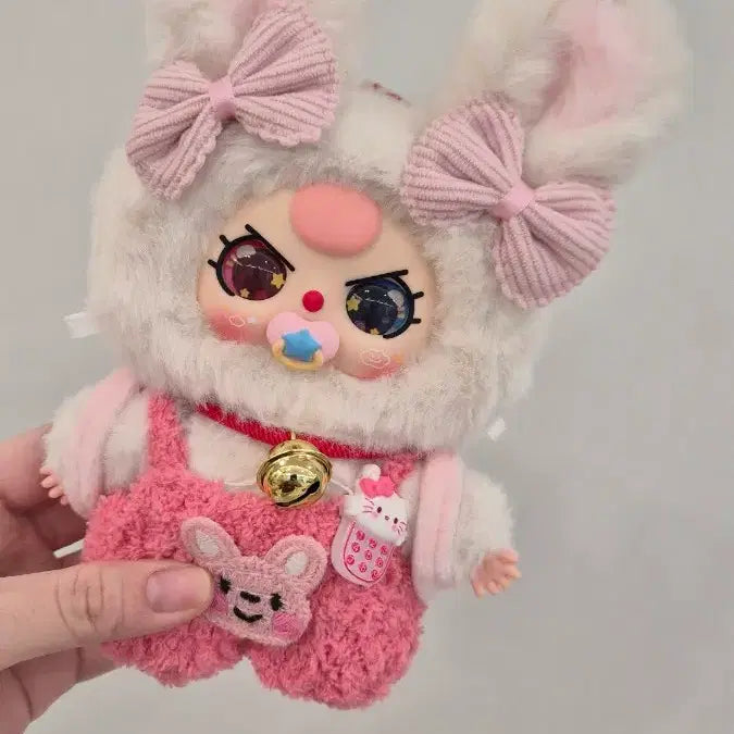 [BUNJANG] Baby Three Custom Rabbit Doll Keyring / 베이비쓰리 80 커스텀 토끼인형 키링