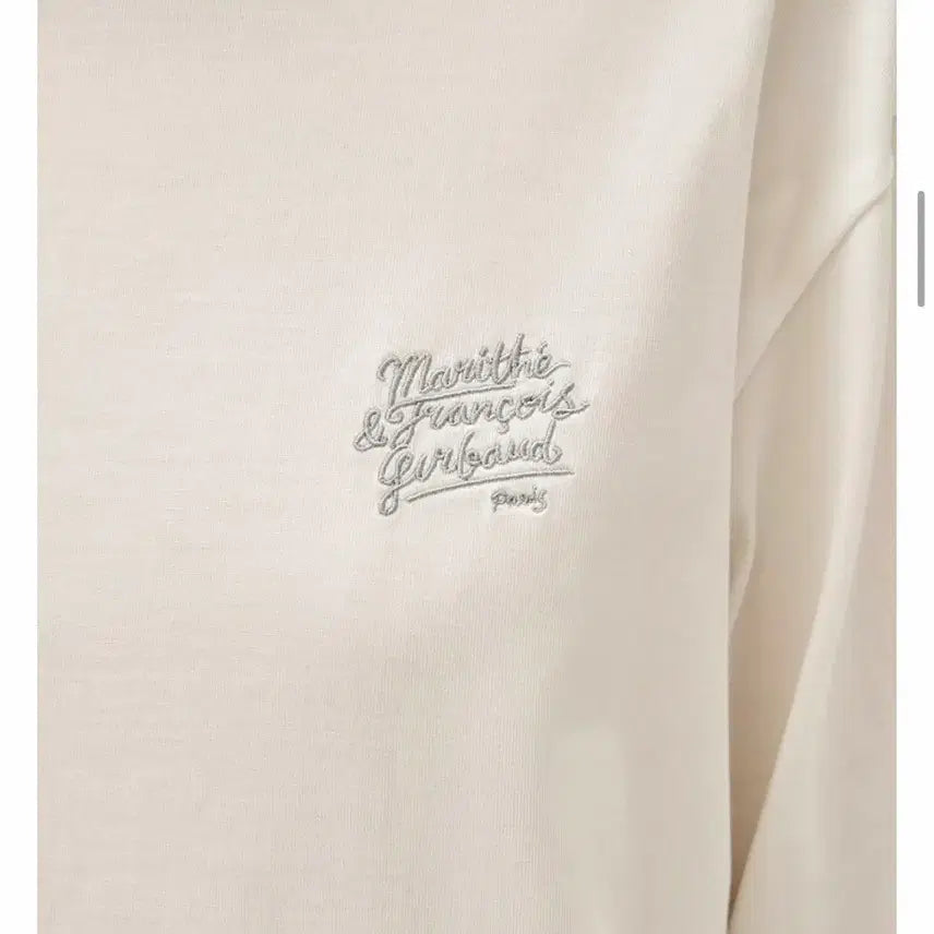[BUNJANG] Marithe Francois Girbaud Logo Long Sleeve Shirt / 마리떼 프랑소와 저버 로고 롱슬리브