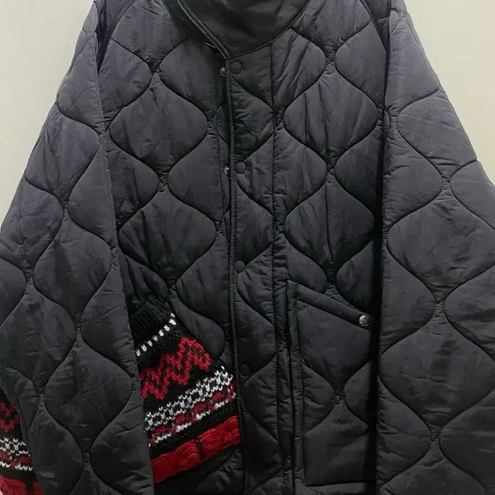 [BUNJANG] Andersson Bell Nordic Knitted Pocket Quilted Jumper / 앤더슨벨 노르딕 니티드 포켓 퀼티드 점퍼